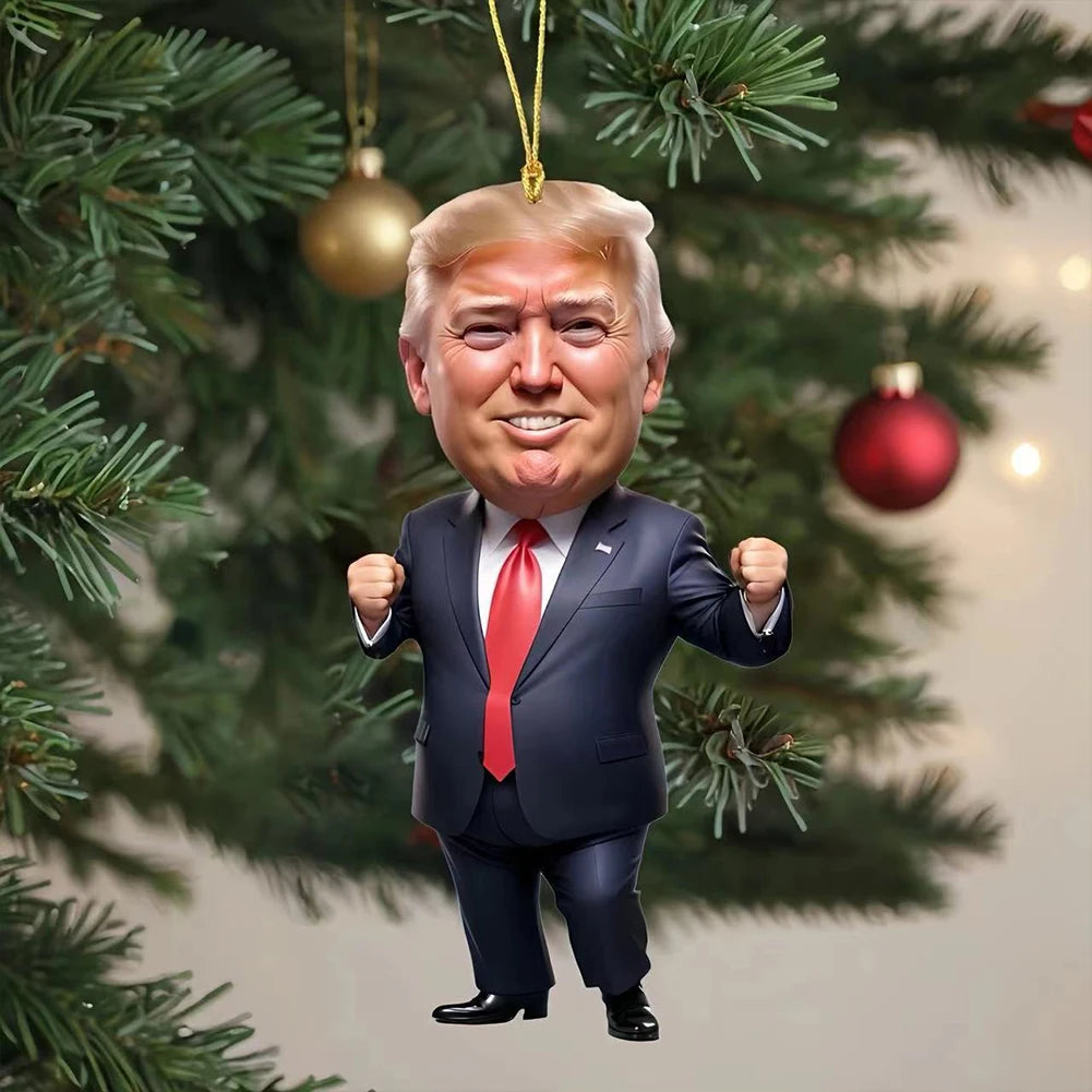 Donald Trump Christmas Ornament