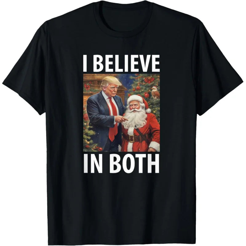 I Believe in Both Christmas T-Shirt