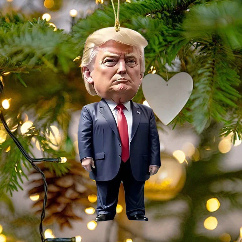 Donald Trump Christmas Ornament