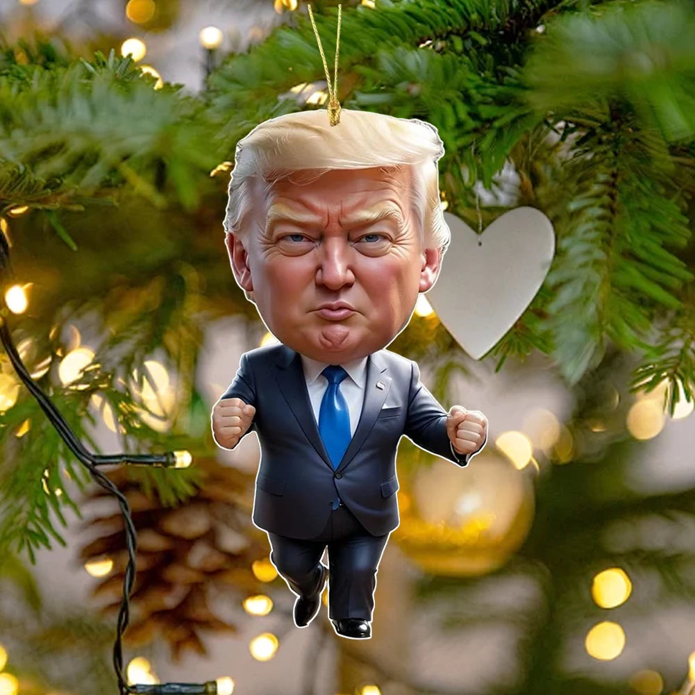 Donald Trump Christmas Ornament