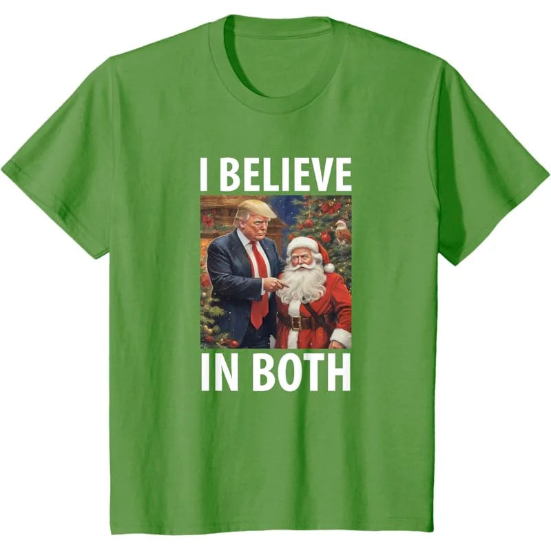 I Believe in Both Christmas T-Shirt