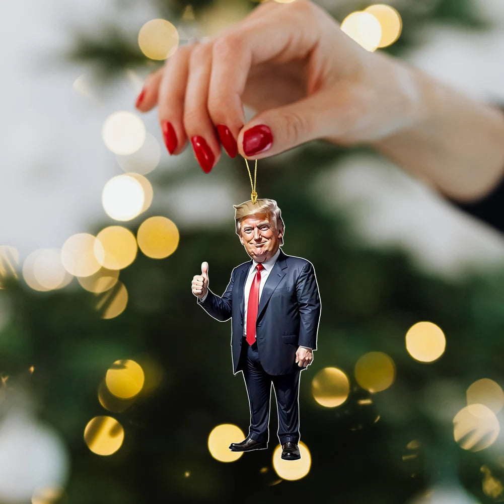 Donald Trump Christmas Ornament